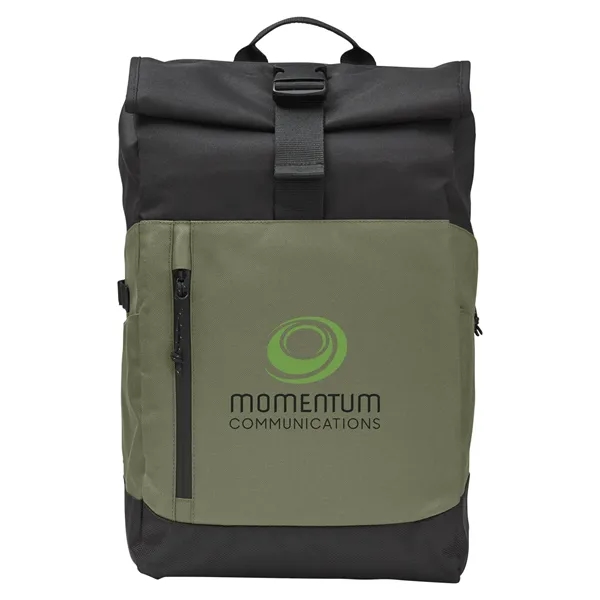 econscious. Grove Rolltop Travel Laptop Backpack. - econscious. Grove Rolltop Travel Laptop Backpack. - Image 2 of 8