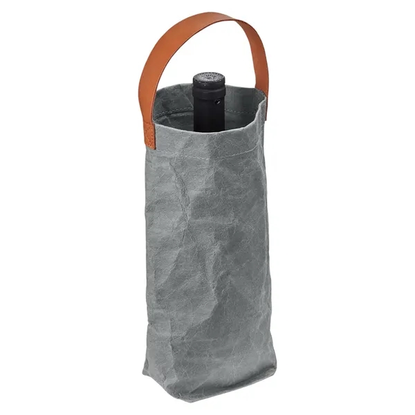 Prime Line. Home & Table Washed Paper Wine Tote Bag. - Prime Line. Home & Table Washed Paper Wine Tote Bag. - Image 8 of 8