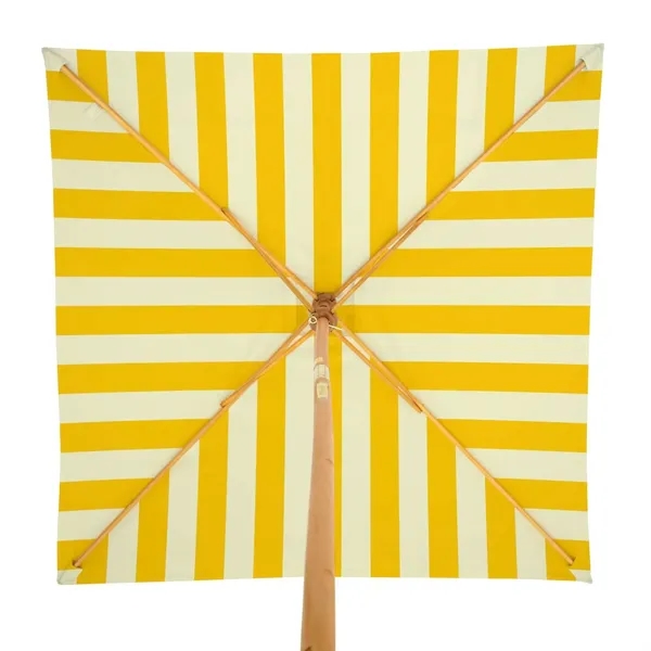 8' Square Wood Market Umbrella Double-Sided Dye Sub Kit - 8' Square Wood Market Umbrella Double-Sided Dye Sub Kit - Image 5 of 5