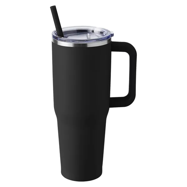 Harriton. 40 oz. Vacuum Insulated Stainless Steel Travel ... - Harriton. 40 oz. Vacuum Insulated Stainless Steel Travel ... - Image 1 of 16