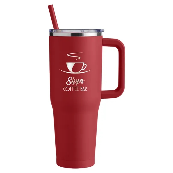 Harriton. 40 oz. Vacuum Insulated Stainless Steel Travel ... - Harriton. 40 oz. Vacuum Insulated Stainless Steel Travel ... - Image 15 of 16