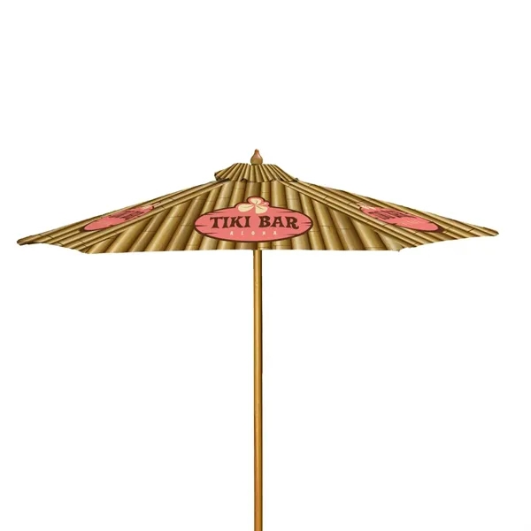 7' Wood Market Umbrella Kit Single-Sided (Dye Sublimation) - 7' Wood Market Umbrella Kit Single-Sided (Dye Sublimation) - Image 0 of 0
