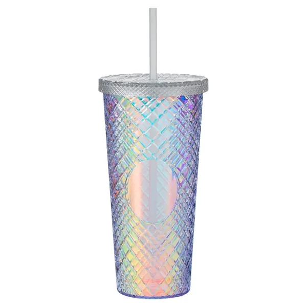 Prime Line. b.free Rainbow Pride 22 oz. Sparkle Straw Tum... - Prime Line. b.free Rainbow Pride 22 oz. Sparkle Straw Tum... - Image 5 of 8