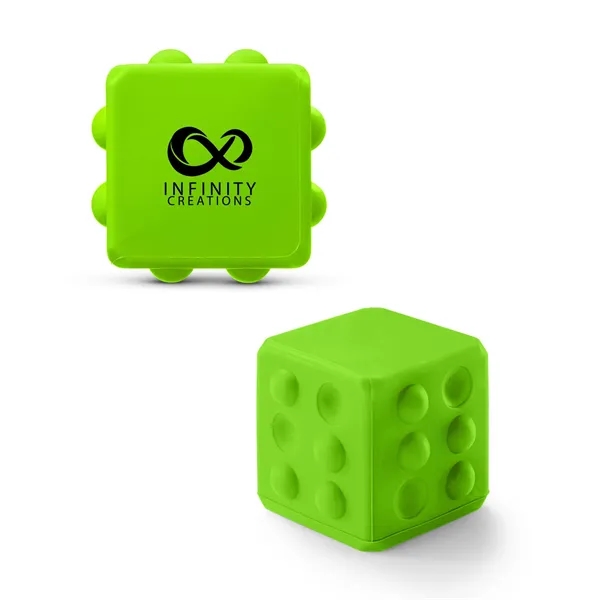 Prime Line. Push Pop Bubble Cube Fidget Sensory Toy. - Prime Line. Push Pop Bubble Cube Fidget Sensory Toy. - Image 8 of 30