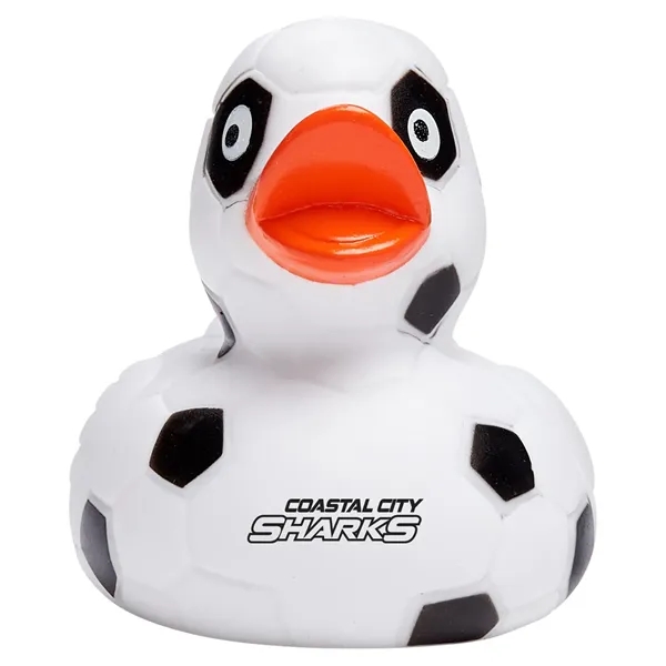 Soccer Ball Rubber Duck - Soccer Ball Rubber Duck - Image 1 of 1