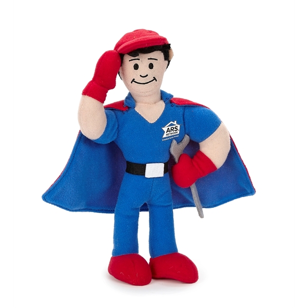 Custom Plush Toy - Mechanic Superhero