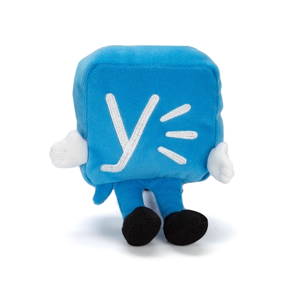 Custom Plush Toy - Blue Cube Character