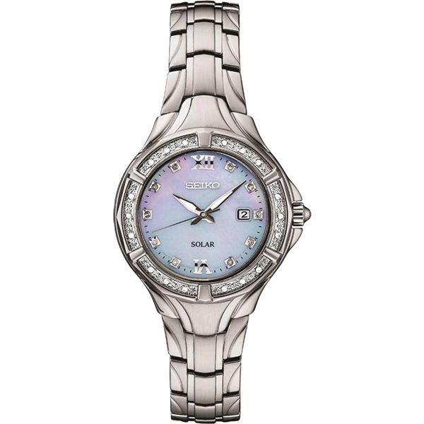 Seiko solar diamond clearance watch