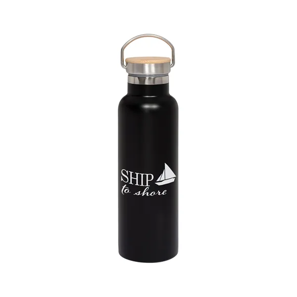 Prime Line. 20 oz. Vacuum Insulated Water Bottle With Bam... - Prime Line. 20 oz. Vacuum Insulated Water Bottle With Bam... - Image 1 of 8