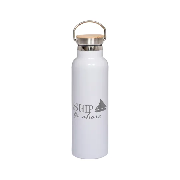 Prime Line. 20 oz. Vacuum Insulated Water Bottle With Bam... - Prime Line. 20 oz. Vacuum Insulated Water Bottle With Bam... - Image 3 of 8