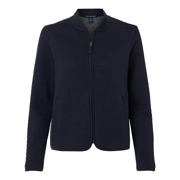 Devon & Jones Women's Berkeley Textured Full-Zip Jacket - Devon & Jones Women's Berkeley Textured Full-Zip Jacket - Image 5 of 6