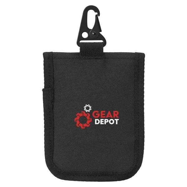 Harriton. Eco Friendly Signal Blocking Security Key Pouch. - Harriton. Eco Friendly Signal Blocking Security Key Pouch. - Image 1 of 2