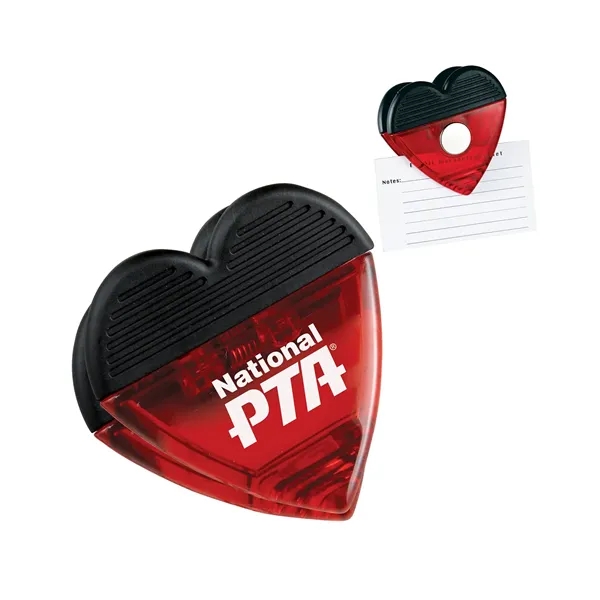 Heart Magnetic Memo Clip - Heart Magnetic Memo Clip - Image 1 of 1