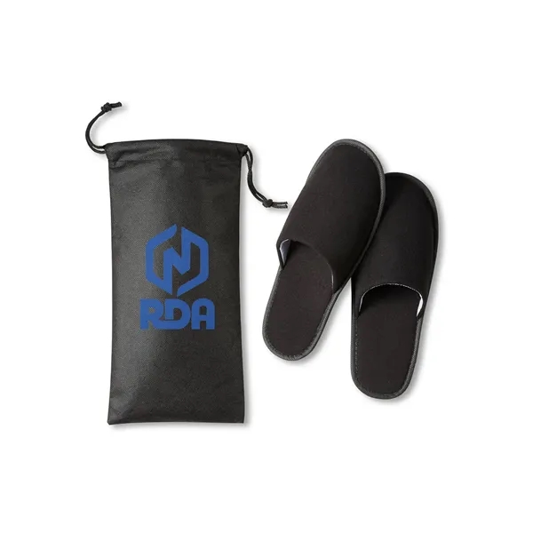 Prime Line. Travel Slippers In Pouch. - Prime Line. Travel Slippers In Pouch. - Image 1 of 2