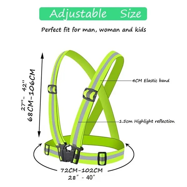 Safety Reflective Belt Vest - Safety Reflective Belt Vest - Image 1 of 3
