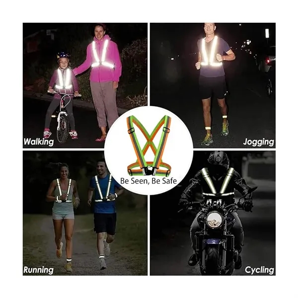 Safety Reflective Belt Vest - Safety Reflective Belt Vest - Image 2 of 3