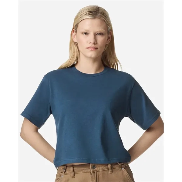 American Apparel Women's Fine Jersey Mid-Length Boxy Tee