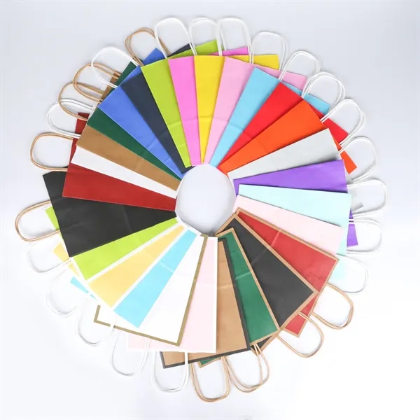 Paper Gift Bag with Handle - Paper Gift Bag with Handle - Image 4 of 6