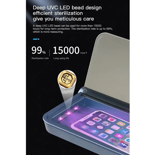 Premium UVC LED Smartphone Sterilizer For Masks And Tools - Premium UVC LED Smartphone Sterilizer For Masks And Tools - Image 4 of 7