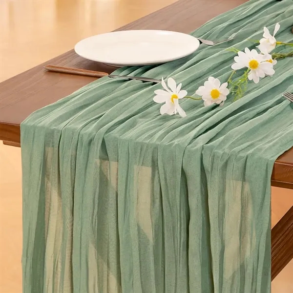 Cheesecloth Table Runner - Cheesecloth Table Runner - Image 5 of 8