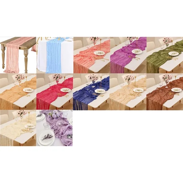 Cheesecloth Table Runner - Cheesecloth Table Runner - Image 8 of 8