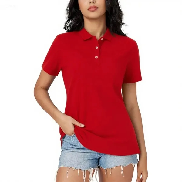 Women's Eco Short Sleeve Performance Polo - Women's Eco Short Sleeve Performance Polo - Image 2 of 9