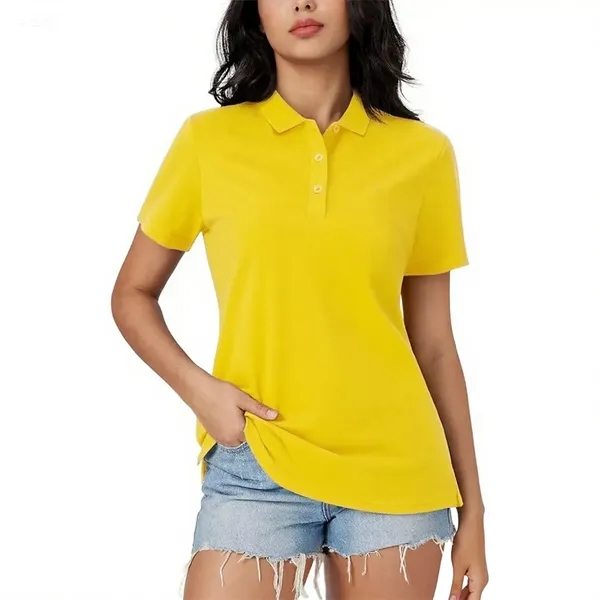 Women's Eco Short Sleeve Performance Polo - Women's Eco Short Sleeve Performance Polo - Image 3 of 9