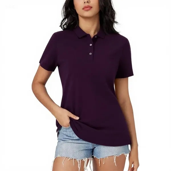 Women's Eco Short Sleeve Performance Polo - Women's Eco Short Sleeve Performance Polo - Image 4 of 9