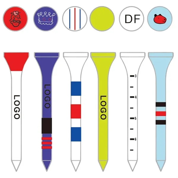 Custom Wood Golf Tees Colorful & Durable - Custom Wood Golf Tees Colorful & Durable - Image 0 of 5
