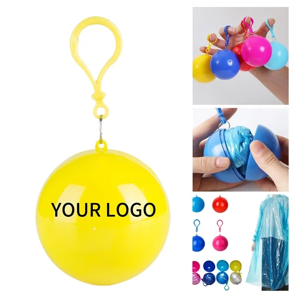 Portable Disposable Emergency Raincoat Ball - Portable Disposable Emergency Raincoat Ball - Image 0 of 6