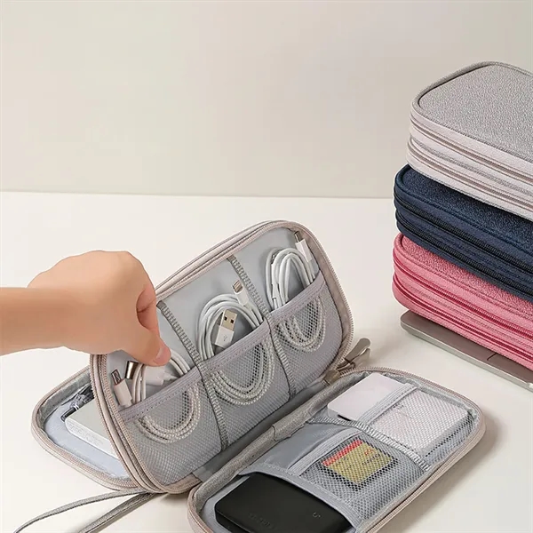 MOQ 10 Double Layer Digital Storage Bag - MOQ 10 Double Layer Digital Storage Bag - Image 2 of 2