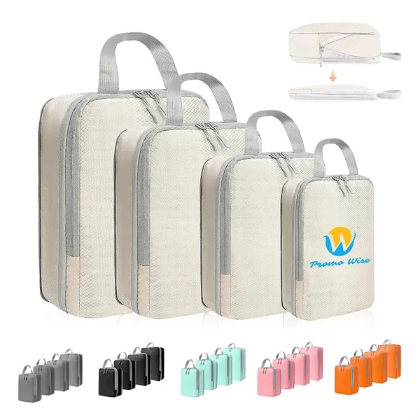 Four-Piece Set Compression Travel Luggage Storage Bag - Four-Piece Set Compression Travel Luggage Storage Bag - Image 0 of 9