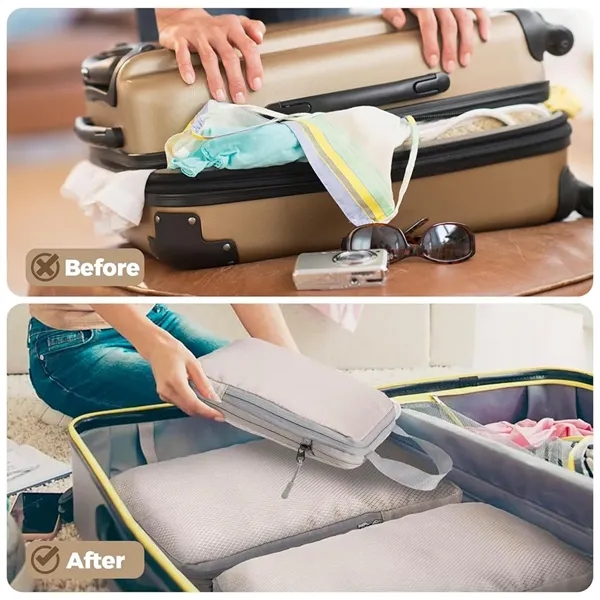 Four-Piece Set Compression Travel Luggage Storage Bag - Four-Piece Set Compression Travel Luggage Storage Bag - Image 3 of 9