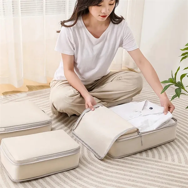 Four-Piece Set Compression Travel Luggage Storage Bag - Four-Piece Set Compression Travel Luggage Storage Bag - Image 6 of 9