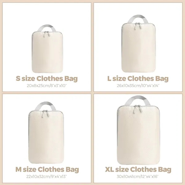 Four-Piece Set Compression Travel Luggage Storage Bag - Four-Piece Set Compression Travel Luggage Storage Bag - Image 8 of 9