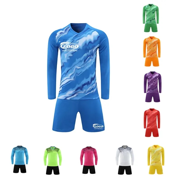 Soccer Goalkeeper Jersey Uniform Kit - Soccer Goalkeeper Jersey Uniform Kit - Image 0 of 11
