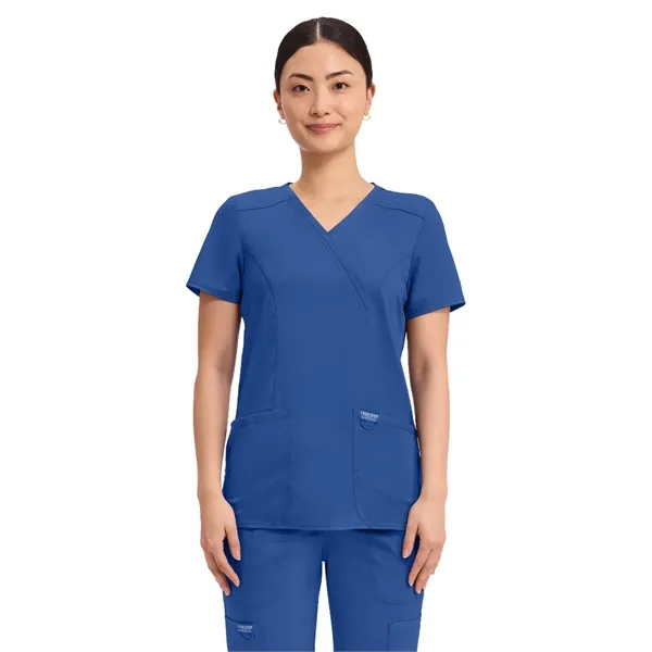 Cherokee - Workwear Revolution - Mock Wrap Top - Cherokee - Workwear Revolution - Mock Wrap Top - Image 11 of 39