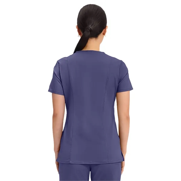 Cherokee - Workwear Revolution - Mock Wrap Top - Cherokee - Workwear Revolution - Mock Wrap Top - Image 12 of 39