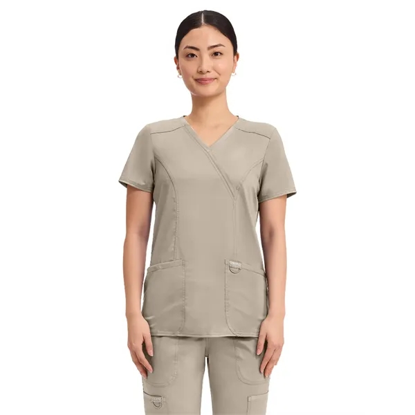 Cherokee - Workwear Revolution - Mock Wrap Top - Cherokee - Workwear Revolution - Mock Wrap Top - Image 19 of 39