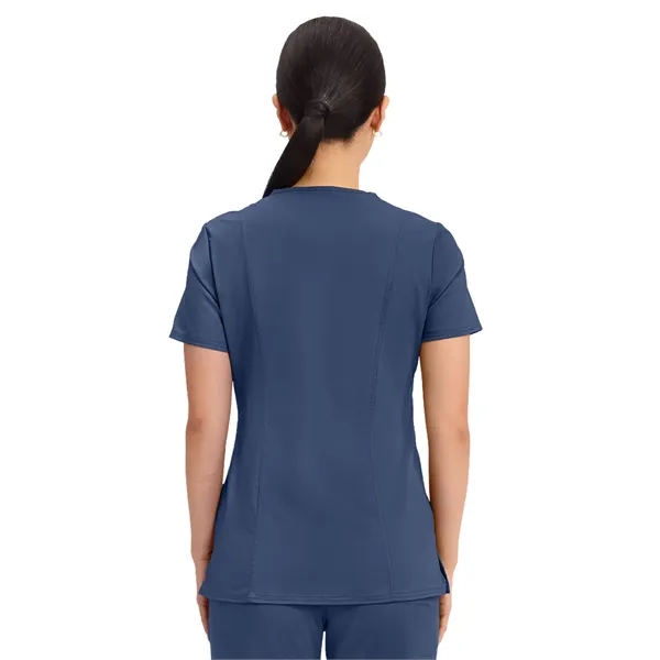 Cherokee - Workwear Revolution - Mock Wrap Top - Cherokee - Workwear Revolution - Mock Wrap Top - Image 20 of 39