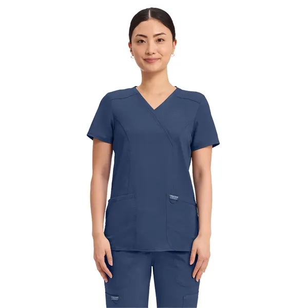 Cherokee - Workwear Revolution - Mock Wrap Top - Cherokee - Workwear Revolution - Mock Wrap Top - Image 21 of 39