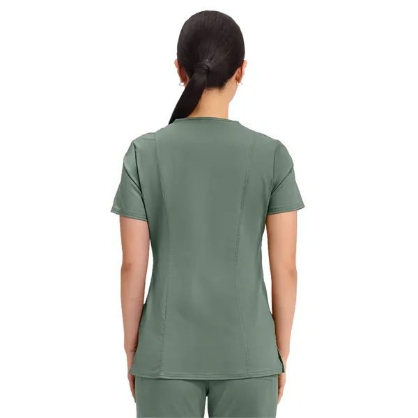 Cherokee - Workwear Revolution - Mock Wrap Top - Cherokee - Workwear Revolution - Mock Wrap Top - Image 22 of 39