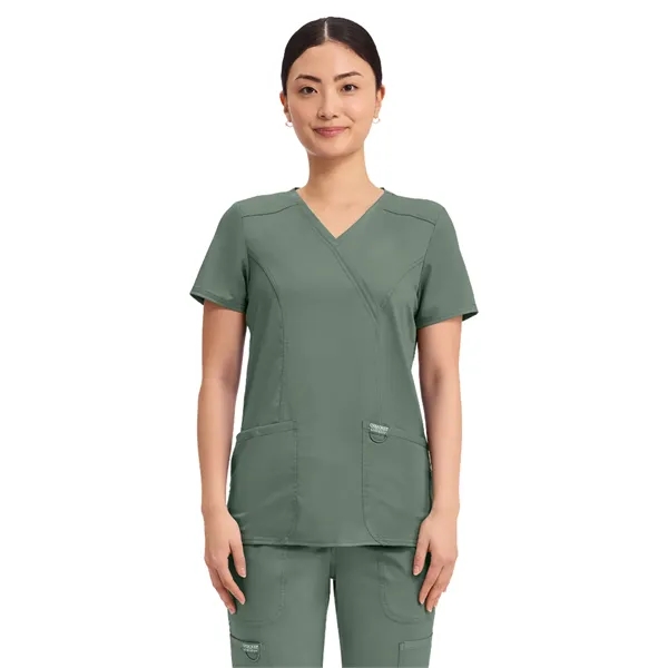 Cherokee - Workwear Revolution - Mock Wrap Top - Cherokee - Workwear Revolution - Mock Wrap Top - Image 23 of 39