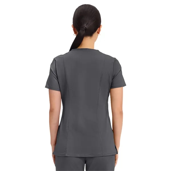 Cherokee - Workwear Revolution - Mock Wrap Top - Cherokee - Workwear Revolution - Mock Wrap Top - Image 24 of 39