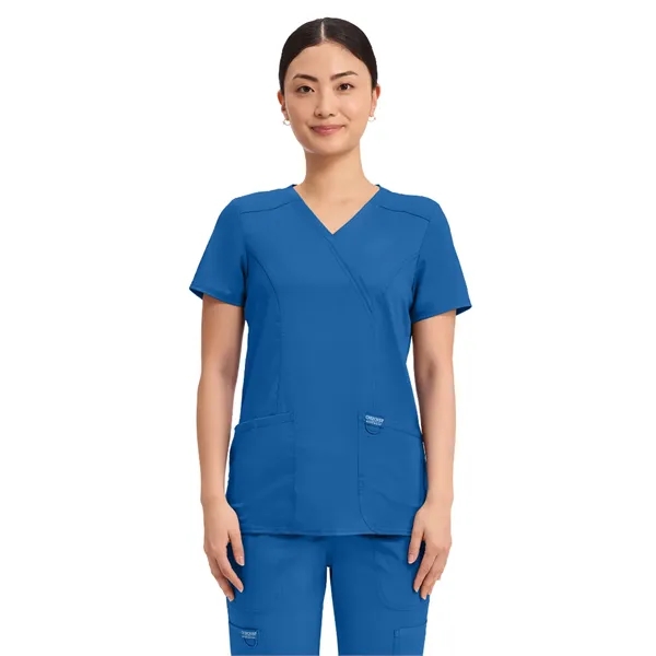 Cherokee - Workwear Revolution - Mock Wrap Top - Cherokee - Workwear Revolution - Mock Wrap Top - Image 29 of 39