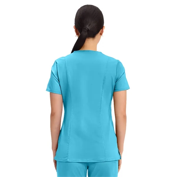 Cherokee - Workwear Revolution - Mock Wrap Top - Cherokee - Workwear Revolution - Mock Wrap Top - Image 34 of 39