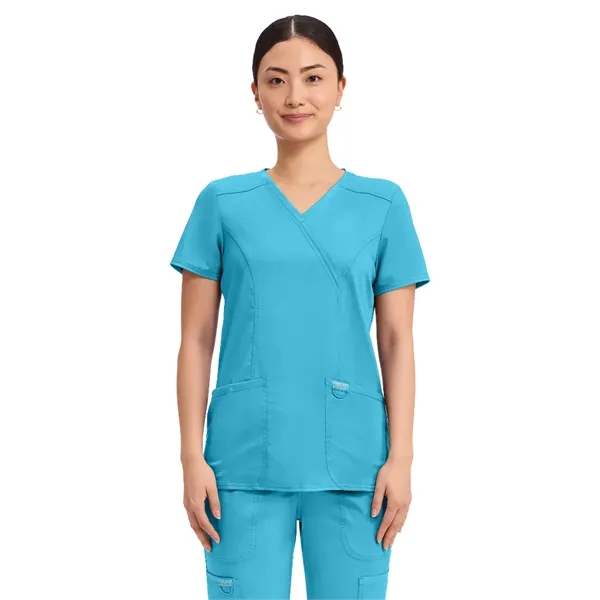 Cherokee - Workwear Revolution - Mock Wrap Top - Cherokee - Workwear Revolution - Mock Wrap Top - Image 35 of 39