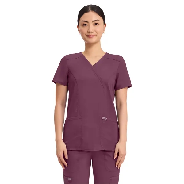 Cherokee - Workwear Revolution - Mock Wrap Top - Cherokee - Workwear Revolution - Mock Wrap Top - Image 39 of 39