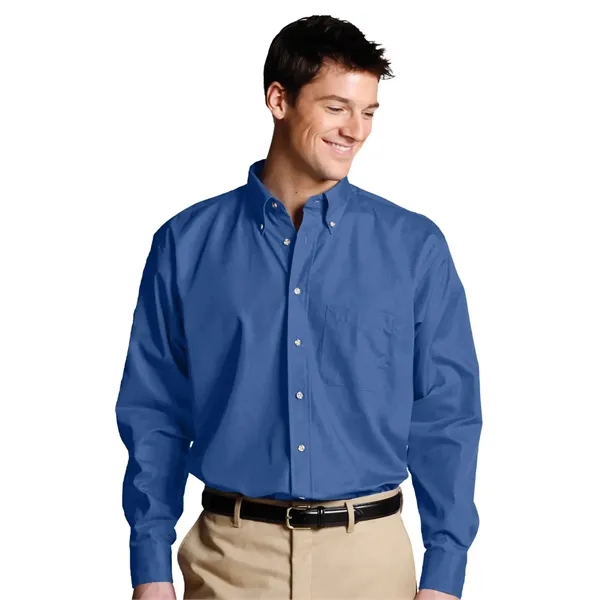 Edwards - Men's One-Pocket Poplin-Long Sleeve - Edwards - Men's One-Pocket Poplin-Long Sleeve - Image 1 of 9