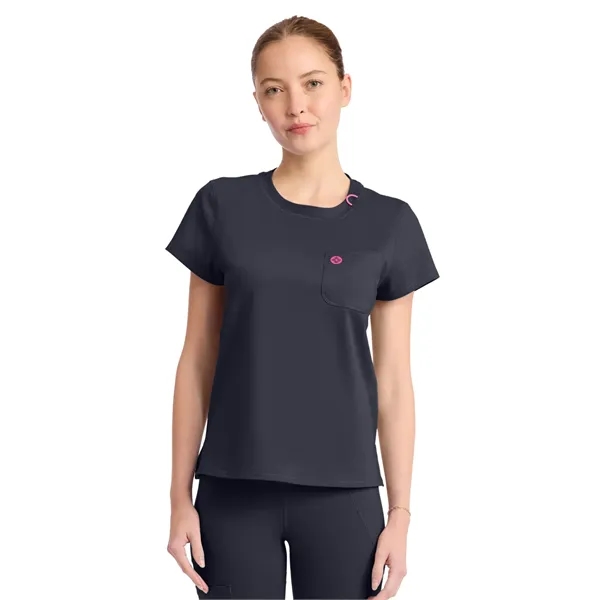 Med Couture - MC AMP KNIT - Women's 2-Pocket Crew Neck Tee - Med Couture - MC AMP KNIT - Women's 2-Pocket Crew Neck Tee - Image 7 of 11